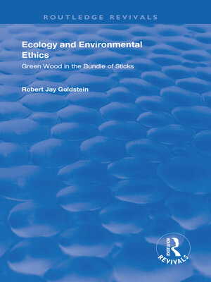 cover image of Ecology and Environmental Ethics